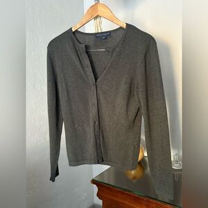 Charcoal Knit Cardigan